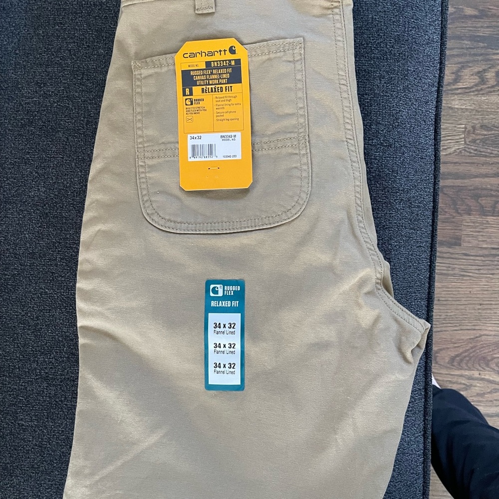 Carhartt pants flannel lined